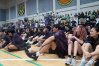 Mason and his grade 12 classmates ready for Battle of the Bearcat to begin