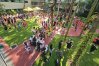 Blake's second semester Middle School Courtyard Party. Food in the HS Courtyard