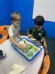 Blake and Ezra working together at school