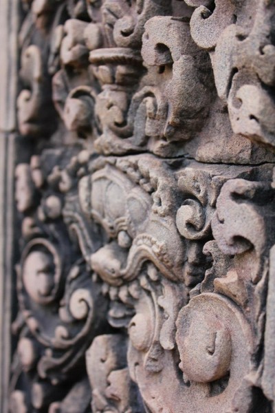 Amazing stone sculptures seen throughout the temples
