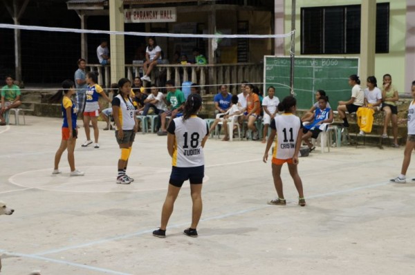 Village volleyball tournament (Cousin Judith Grado)