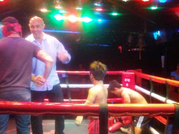 Last night with Robbie - Midget Boxing