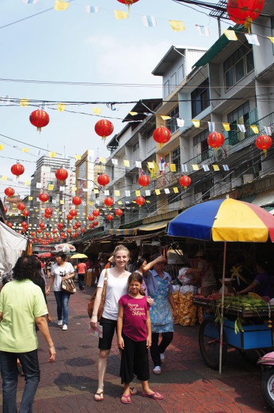 Exploring China Town...very busy place and full of crafting supplies and other items