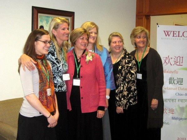 Julie B. Beck and other visitors from the United States that spoke/helped out during the conference