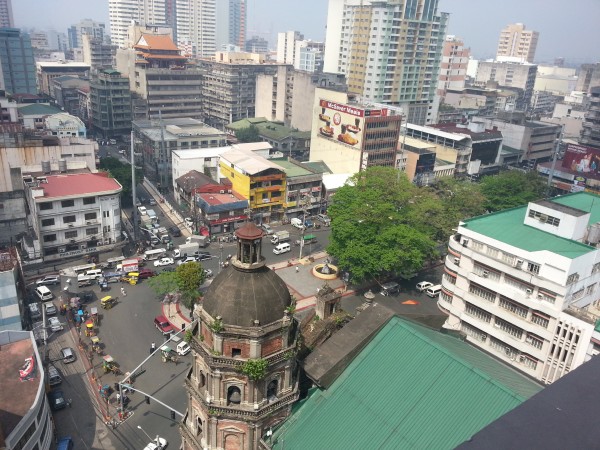 Old Manila China Town as seen from above