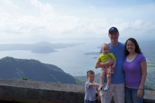 View of Tagaytay.  We weren't able to go to the volcano because of the rains, but it was still a nice view once the raining stopped