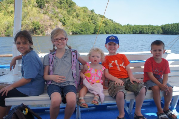 After the 30 minute shuttle ride, we got on a boat for about 40 minutes to to get to the resort. It was a beautiful view the whole time