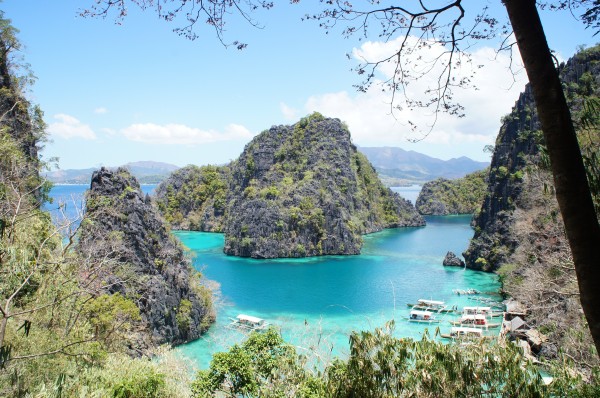Coron has some of the cleanest and clearest water that we have ever seen. The rock formations were pretty spectacular as well.