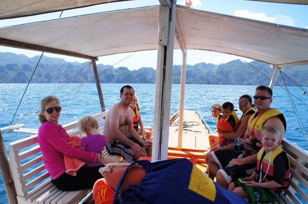 Leaving for our day excursion of the "Coron Island Tour" where we were able to snorkel at 3-4 different locations in Coron