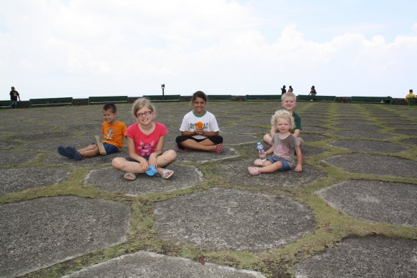 We went to TOPS in Cebu.  It is on top of a mountain and much cooler.  The kids had fun running around and playing tag until it started to rain.