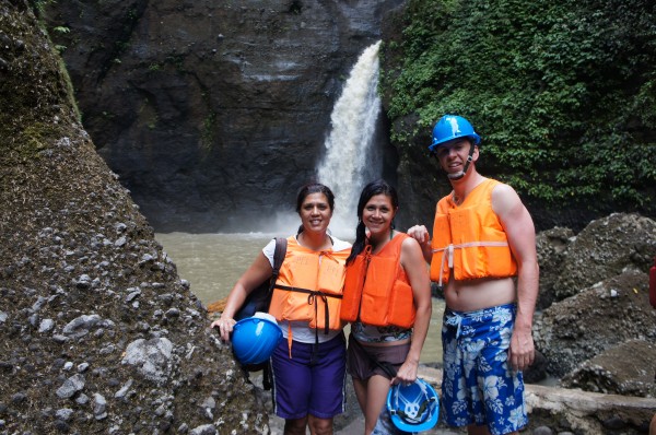 McKay only had 2 days in Manila with us.  So we made sure he had a spa day and then we went to Pagsanjan Falls.