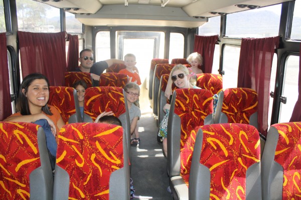 After an hour long plane ride, the resort had a shuttle waiting for us at the airport