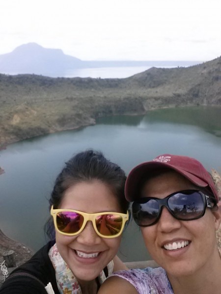 Just the 2 of us went to Taal Volcano on a day trip.