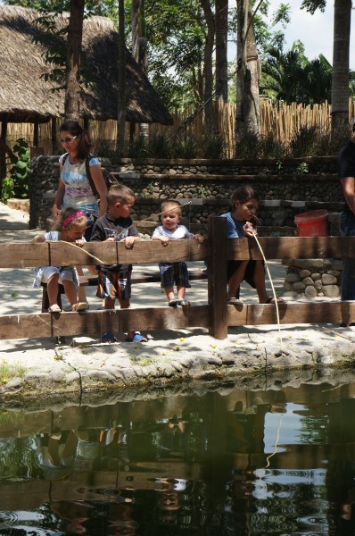 The kids and moms enjoyed a day at Stana Elena Fun Farm.  We spent the day fishing, horse back riding, feeding animals, doing a zip line, riding a water buffalo/carabao pulled wagon, etc.