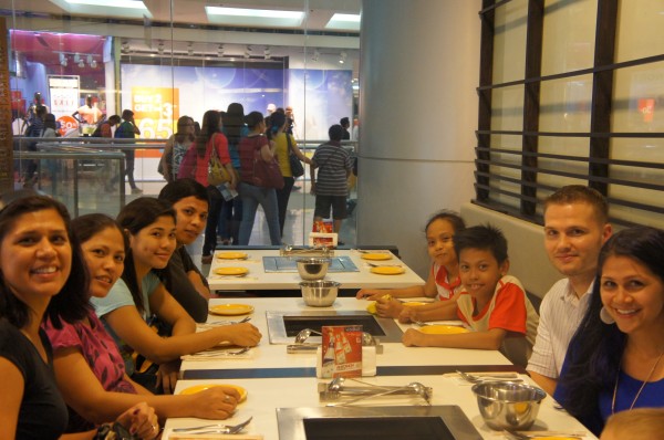 First time meeting cousins, so we treated them to dinner at the mall.