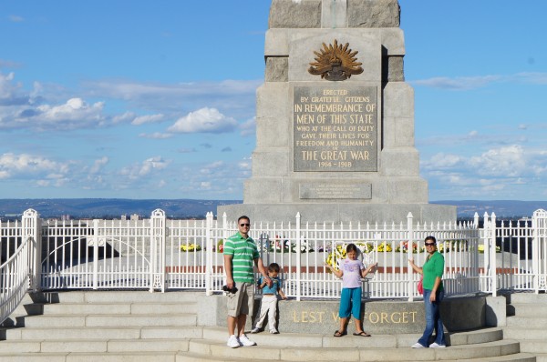 We toured around a small section of Kings Park on this beautiful day.