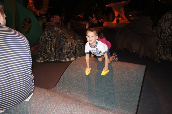 Mason enjoying the science center.