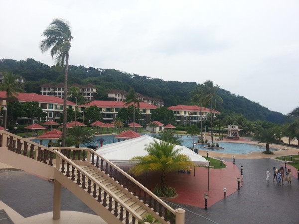 The resort had a nice pool, access to the beach, play ground, fish spa and volleyball court.