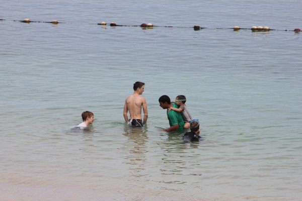 Mason loved having his "Big Boy Friends" around, and I think they also liked having him around as well.