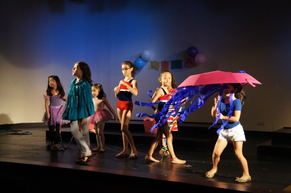 Kalani participated in a drama class for a month where she made some wonderful friends. At the end they performed an original play.