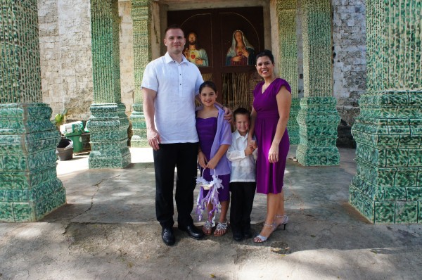 Our family is ready for the wedding to start