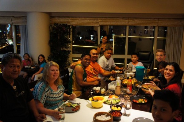 One evening we invited the cousins living in Manila over to our home so Sherwin and my parents could see them