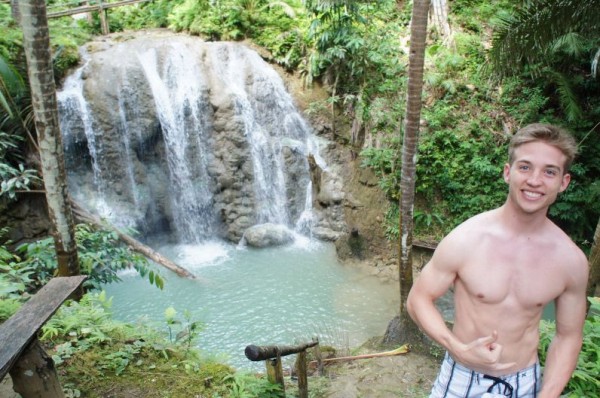 Drew at Lugnason Falls...a new area we hadn't been to before