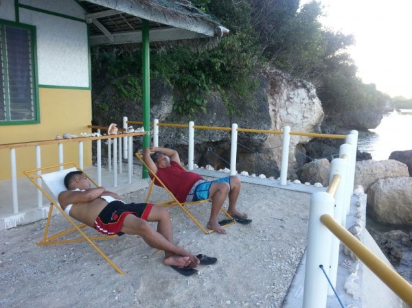 My dad and his half-grand-nephew were similar is various things...even how they slept. It is a good thing they caught up on their sleep in Siquijor since the fun didn't stop in Manila!
