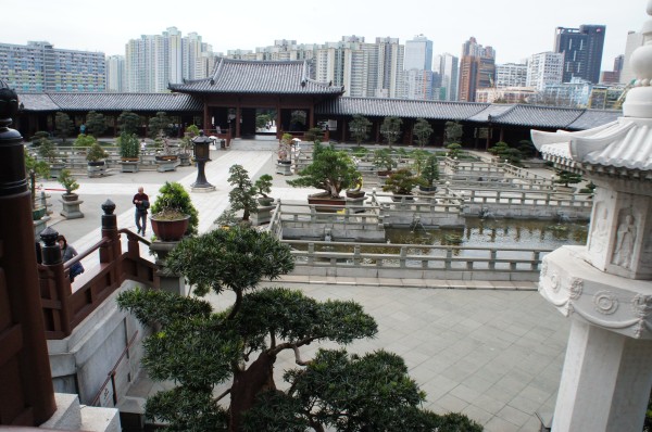 Chi Lin Nunnery in Hong Kong was very peaceful, although we never saw any nuns while there