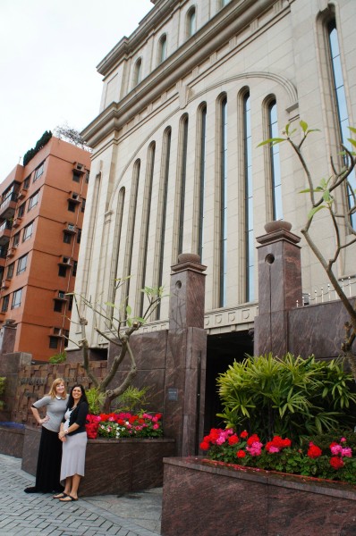 First outing in Hong Kong was to the LDS Temple...but the taxi driver said this was "not a temple, only Chinese temple, this is a church"