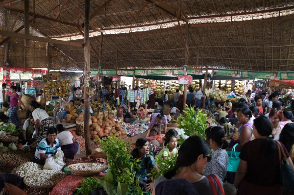 Our first stop in Bagan was at the Nyong U Market. They have produce, meat, souvenirs, etc