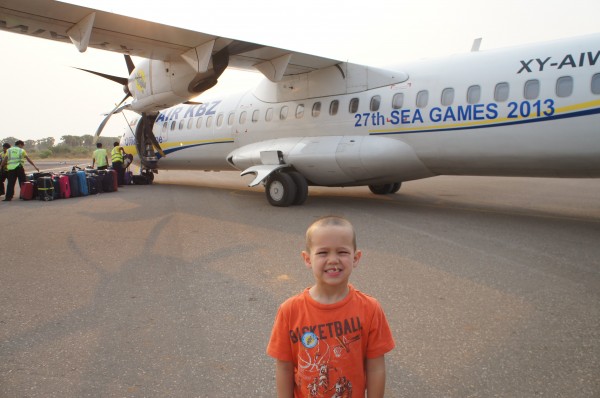 We took this type of airplane nearly daily to travel to our next city. At the airport we never once showed our ID since we had our tour guide with us and took care of everything for us