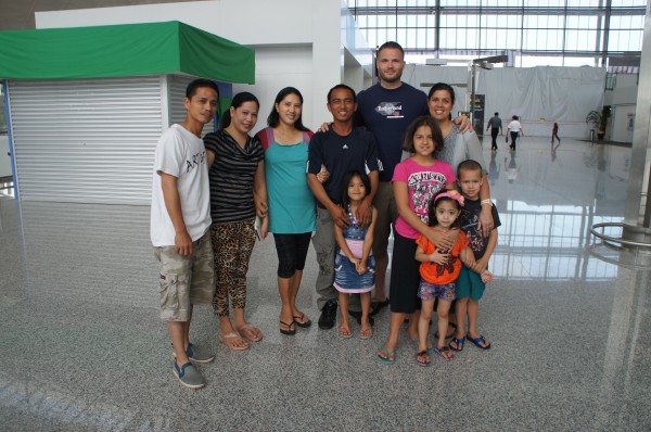 Our family in Brunei stayed with us at the airport while we waited to board our plane. We LOVED being with them and getting to know them better...Family is what it is all about