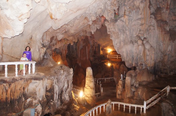 Inside Tham Chang Cave