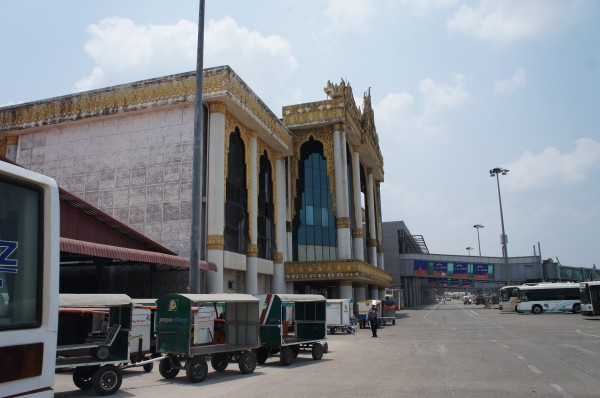 We arrived at the Yangon Airport and were greeted by our tour guide, the owner of the company and our driver