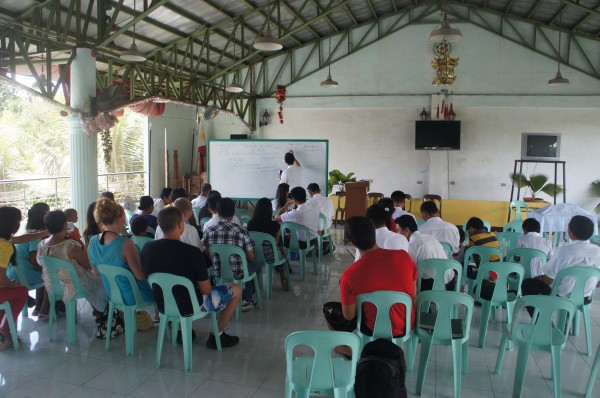 The Church of Jesus Christ of Latter-Day Saints is now on the island of Siquijor and they were able to attend worship service and classes before heading on the ferry and plane back to Manila