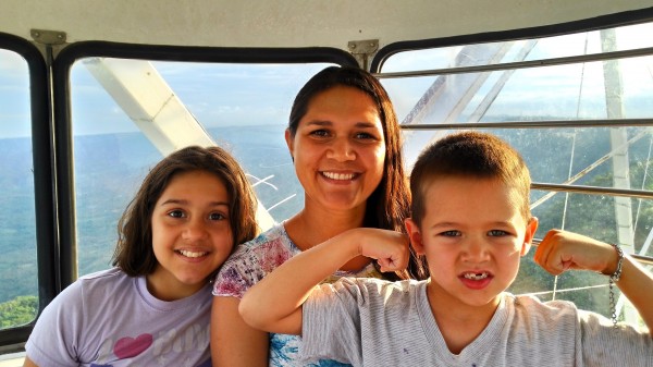 We got out of Manila and went to Tagaytay and rode the Ferris wheel at Sky Ranch