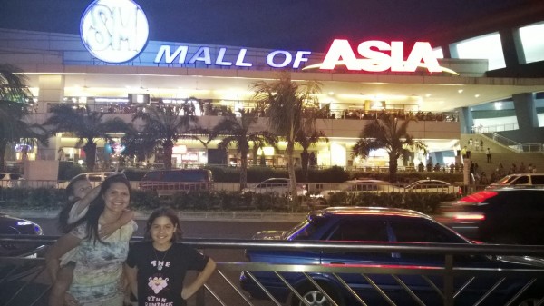 We went to the Mall of Asia to watch the fireworks