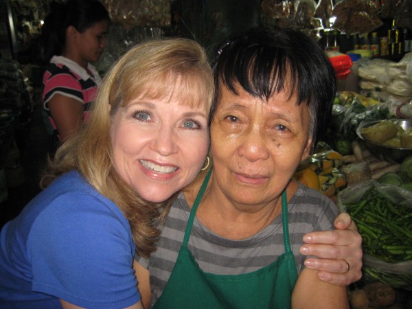 Rosalyn found the grandmother of her co-worker selling vegetables at a local wet-market