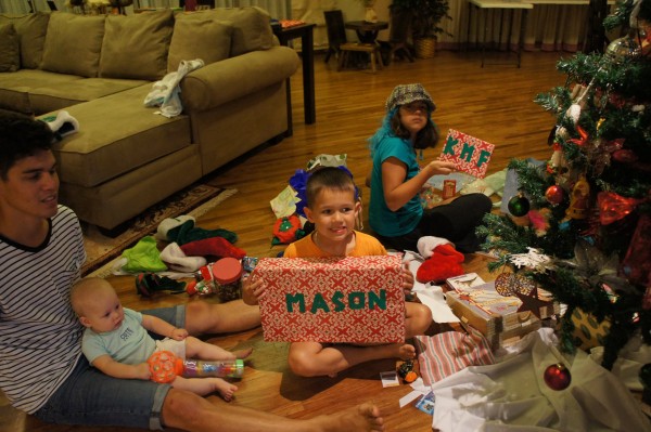 Finally on December 30th, we were able to return home and the kids could open their Christmas presents.