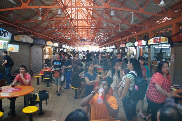We ate lunch like locals at the hawker stations