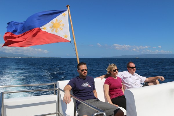 We took a plane and then a boat ride on the Coco Princess to get to Siquijor island.