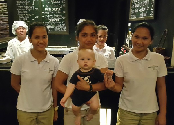 We enjoyed our time at Siargao, and the staff at Kalinaw resort was a big help during our time there. They played with Blake during all of our meals and were just so pleasant.