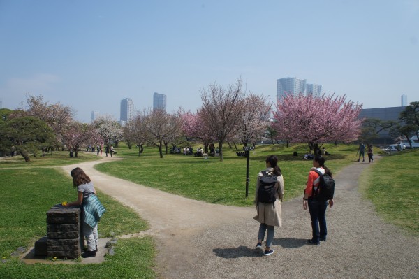 We were able to have beautiful weather while exploring Hama-Rikyu Garden