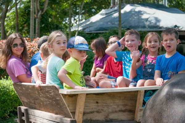 We had beautiful weather and lots of friends to be with while enjoying a morning at The Fun Farm.