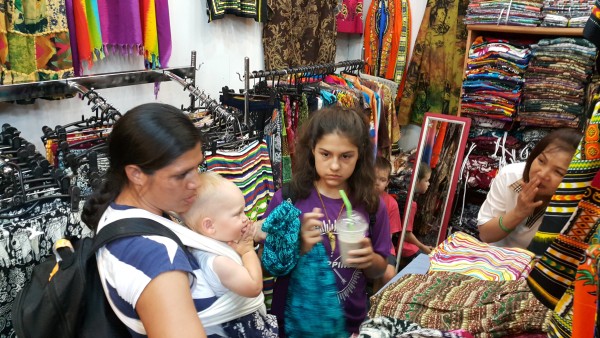 We got to experience Chatuchak weekend market. Here we bought some "Thailand" pants that really only tourist wear.