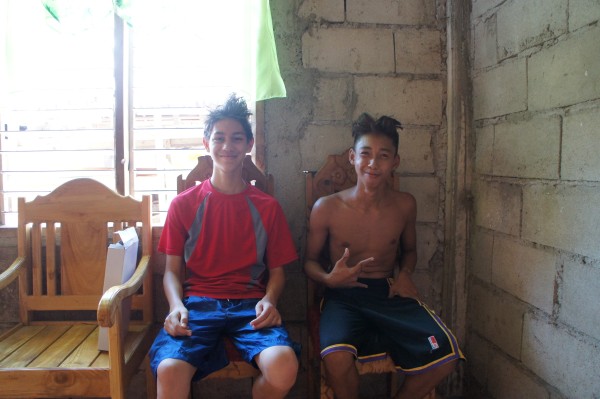 One cousin from California and the other from Siquijor. Same age and built similarly. 