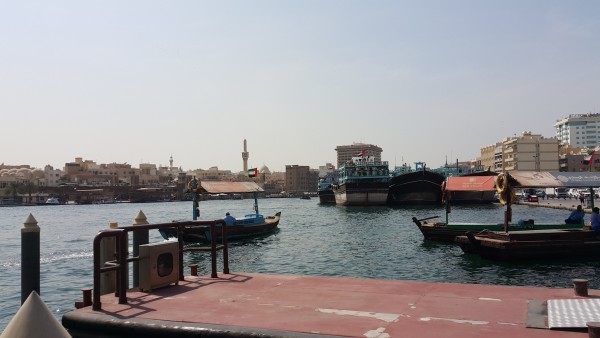 We walked to the water taxi area to rode the boat for a short ride to cross the water so we could see some souvenir shops.