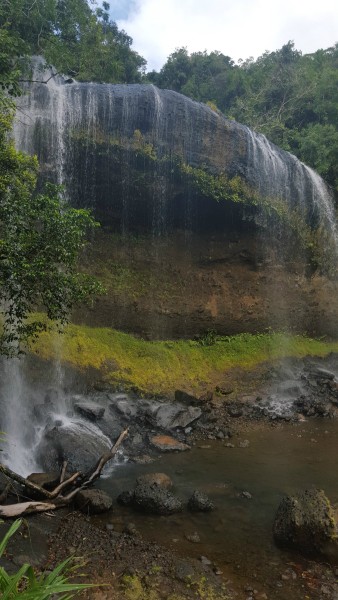 The main reason why we came here was to see the waterfall.