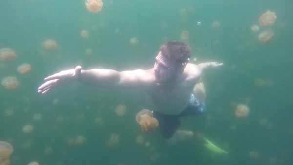 Matt decided to do a dance with the jellies.